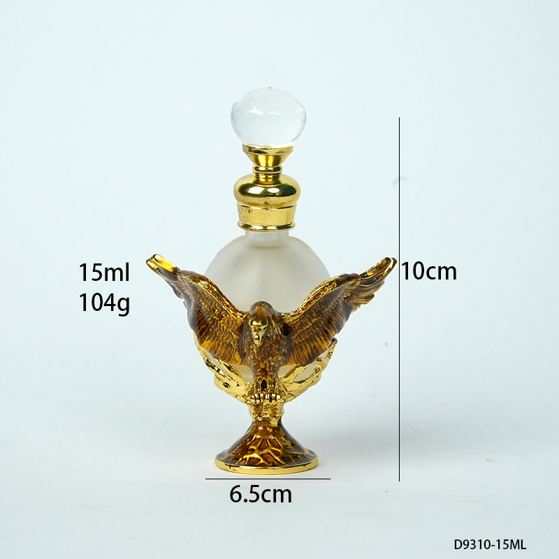 4pcs Crystal Perfume Essential Oil Bottle 30ml D9315 4pcs كريستال عطر زجاجة الزيوت الأساسية 30 مل D9315