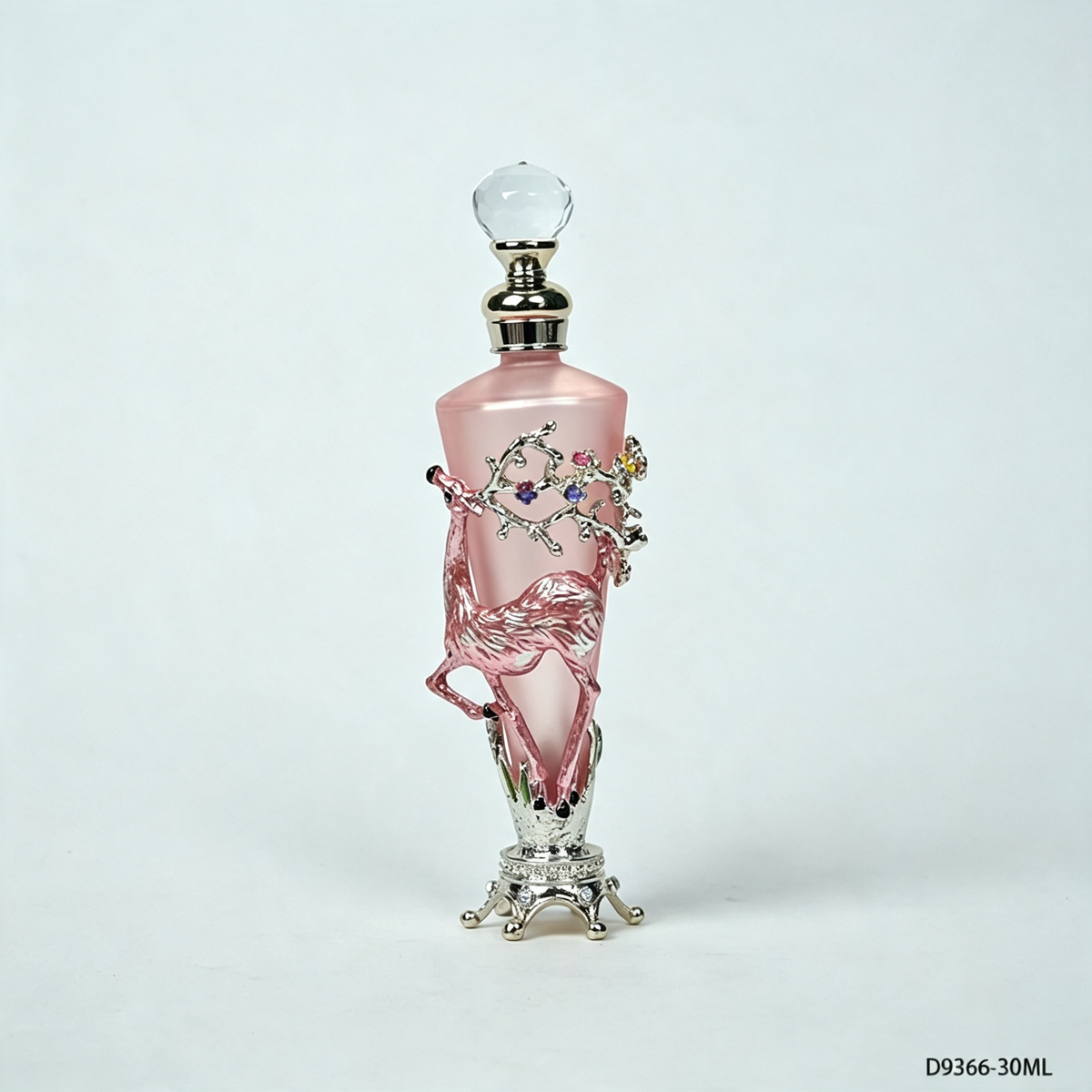 4pcs Crystal Perfume Essential Oil Bottle 30ml D9366 4pcs كريستال عطر زجاجة الزيوت الأساسية 30 مل D9366
