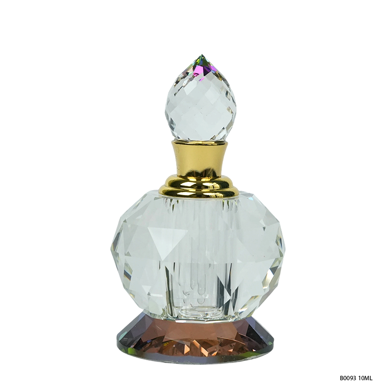 1pcs Crystal Perfume Essential Oil Bottle 10ml B0093 1 قطعة زجاجة عطر زيت أساسي بلورية 10 مل B0093