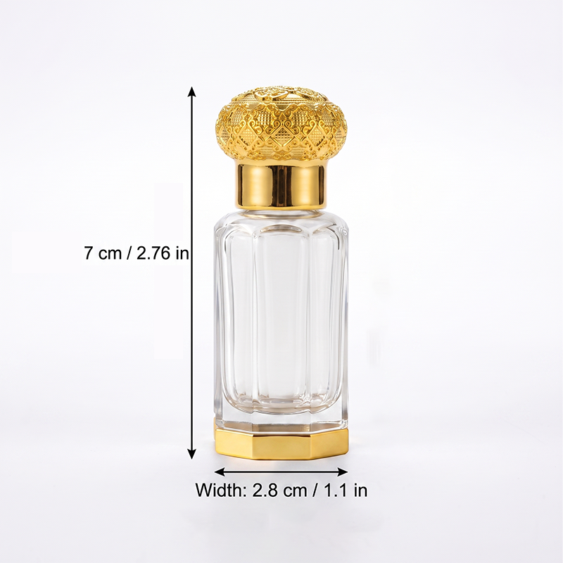 1pcs Crystal Perfume Essential Oil Bottle 12ml A165A 1pcs كريستال عطر زجاجة الزيوت الأساسية 12 مل A165A