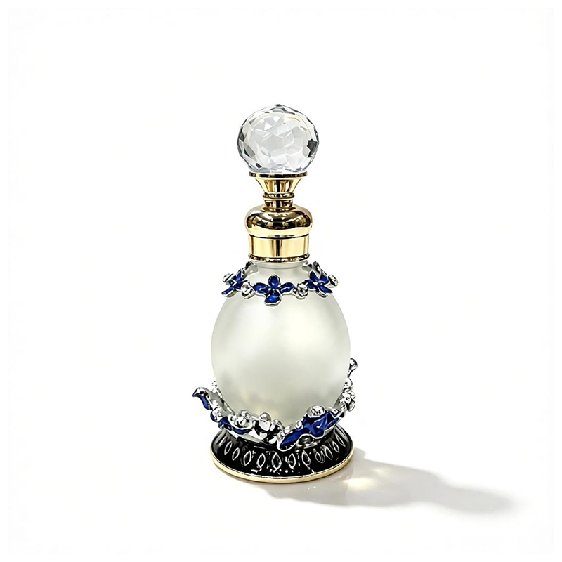 4pcs Crystal Perfume Essential Oil Bottle 15ml D9340 4pcs كريستال عطر زجاجة الزيوت الأساسية 15 مل D9340