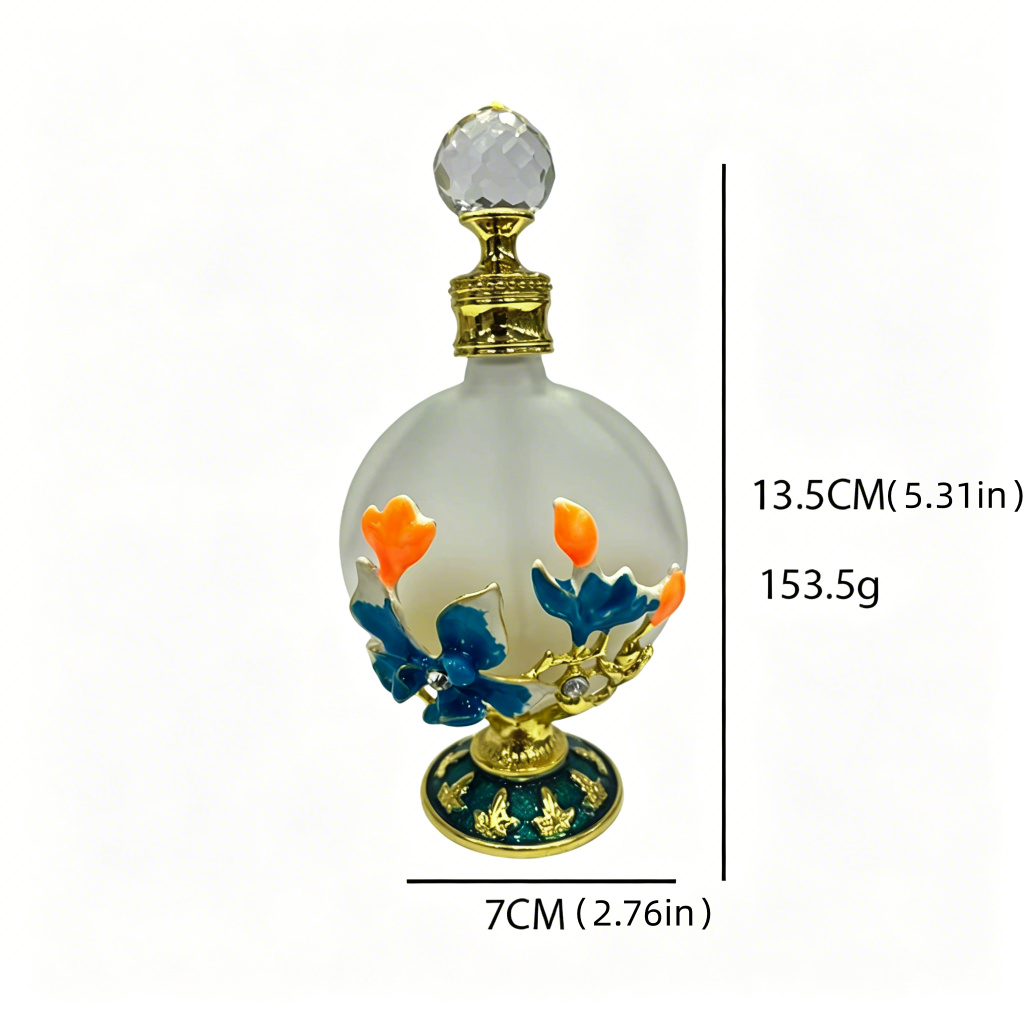 4pcs Crystal Perfume Essential Oil Bottle 30ml D9343 4pcs كريستال عطر زجاجة الزيوت الأساسية 30 مل D9343