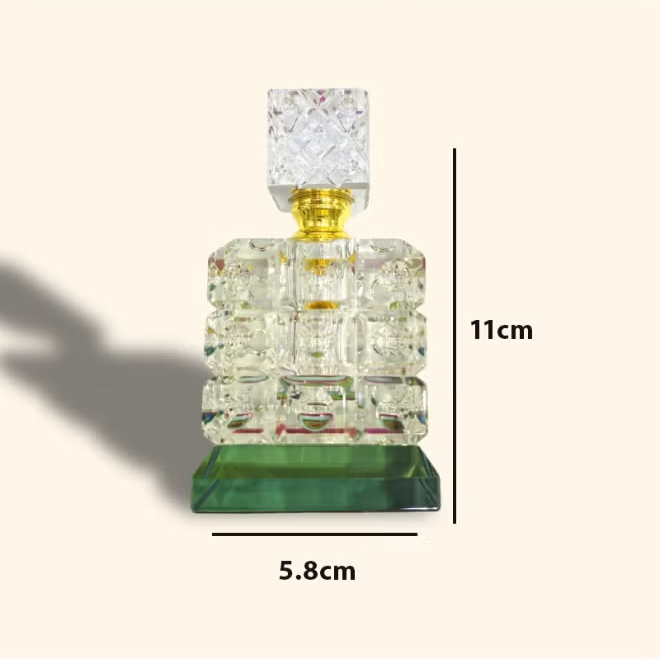 12ml empty crystal oil bottle, empty perfume oil bottle, refillable perfume oil bottle, 12ml oil bottle.