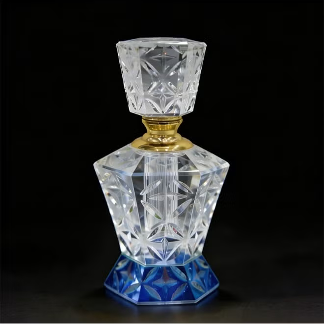 12ml empty crystal oil bottle, empty perfume oil bottle, refillable perfume oil bottle, 12ml oil bottle.