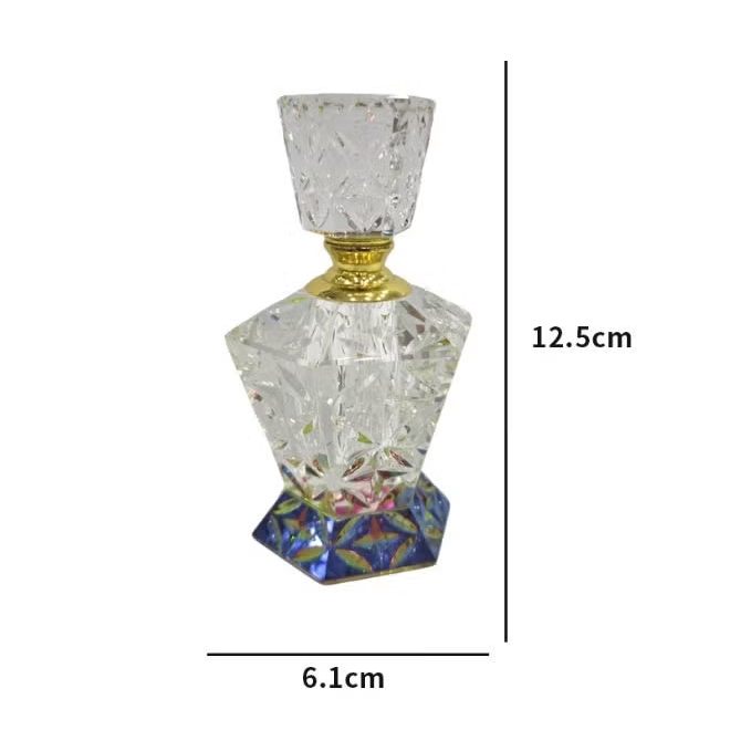 12ml empty crystal oil bottle, empty perfume oil bottle, refillable perfume oil bottle, 12ml oil bottle.