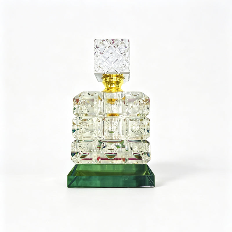 12ml empty crystal oil bottle, empty perfume oil bottle, refillable perfume oil bottle, 12ml oil bottle.