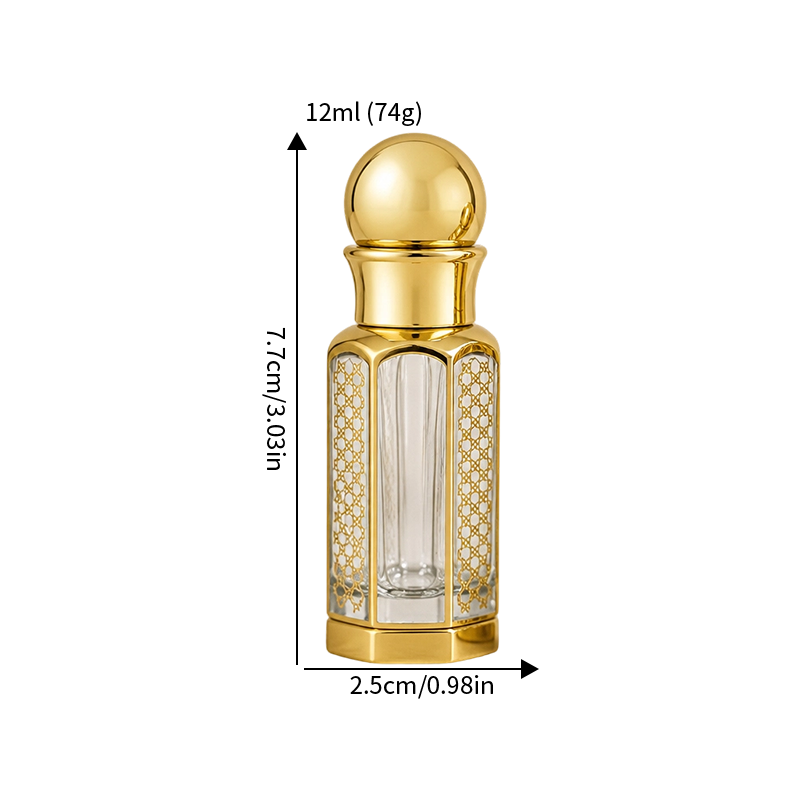 3pcs Crystal Perfume Essential Oil Bottle 3ml+6ml+12ml A181   3pcs زجاجة الزيوت العطر الكريستال 3ml + 6ml + 12ml A181