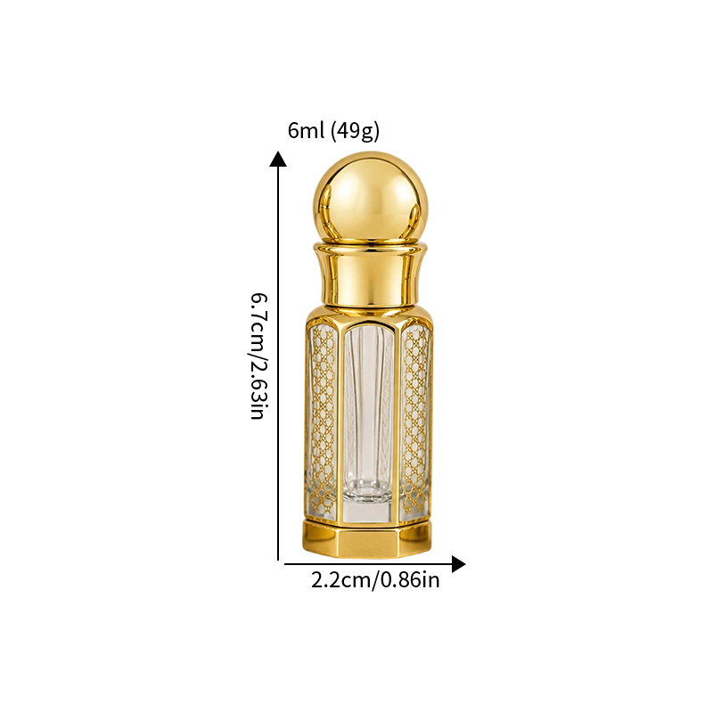 3pcs Crystal Perfume Essential Oil Bottle 3ml+6ml+12ml A181   3pcs زجاجة الزيوت العطر الكريستال 3ml + 6ml + 12ml A181