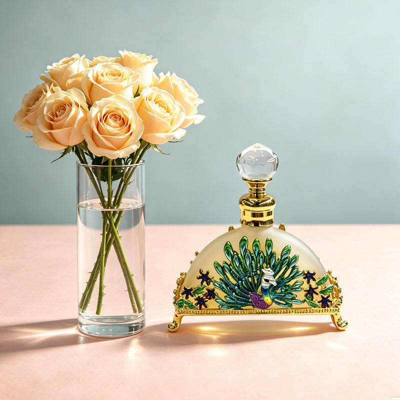 3pcs Crystal Perfume Essential Oil Bottle 20ml D9348  3pcs كريستال عطر زجاجة الزيوت العطرية 20 مل D9348