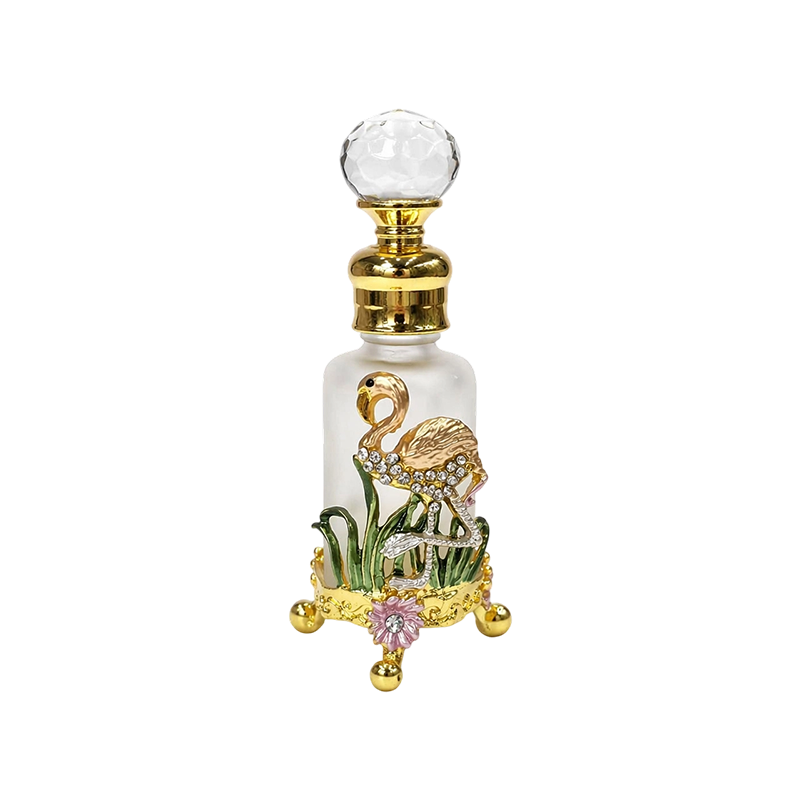 5pcs Crystal Perfume Essential Oil Bottle 12ml D9353  5pcs كريستال عطر زجاجة الزيوت الأساسية 12 مل D9353