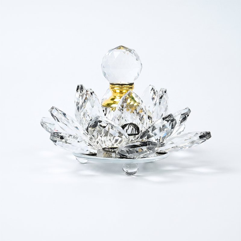 1pcs Crystal Perfume Essential Oil Bottle 12ml 5colors LIANHUA-20   1pcs عطر الكريستال زجاجة من الزيوت العطرية 12 مل لون اللوتس - 20