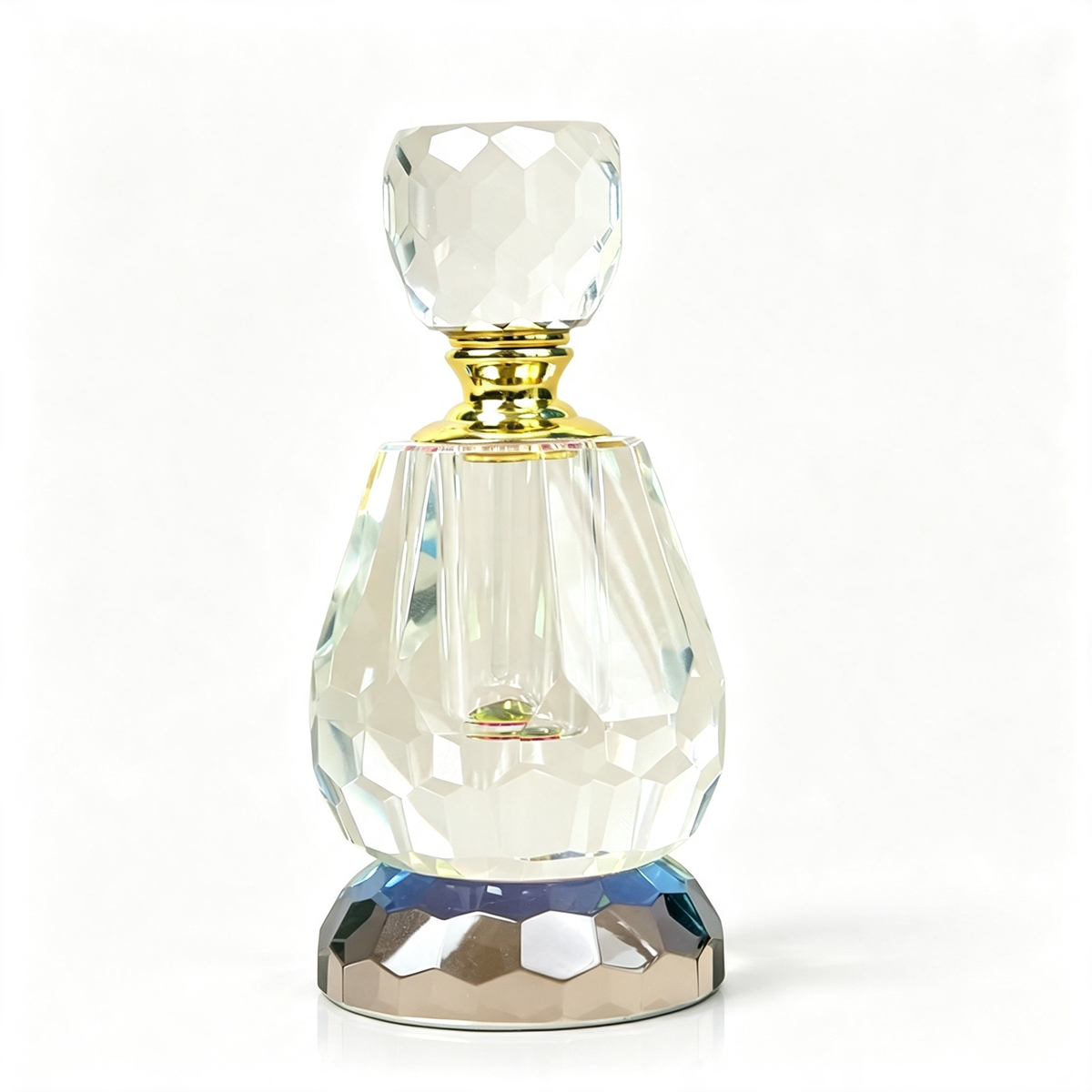 12ml empty crystal oil bottle, empty perfume oil bottle, refillable perfume oil bottle, 12ml oil bottle.