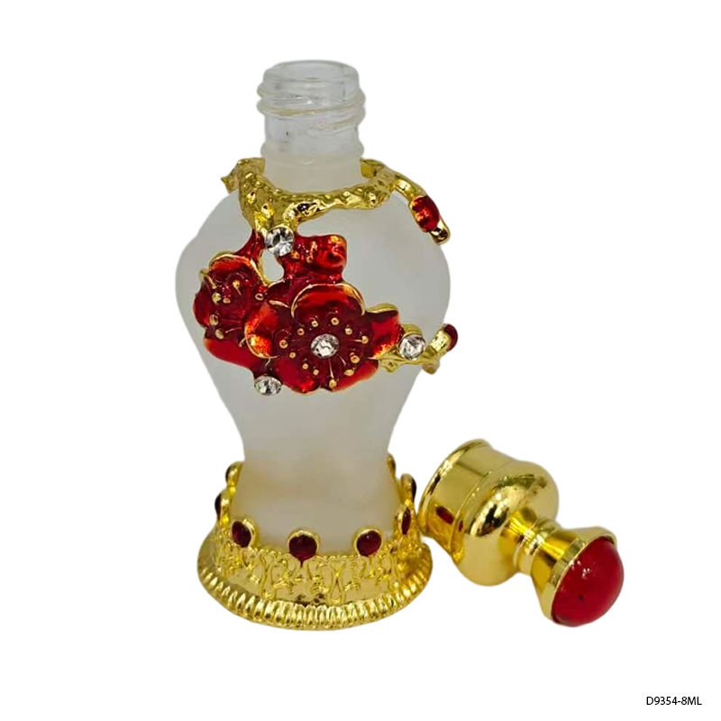4pcs Crystal Perfume Essential Oil Bottle 8ml D9354  4pcs كريستال عطر زجاجة الزيوت الأساسية 8 مل D9354