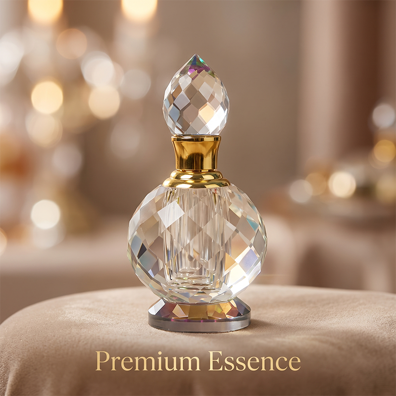 1pcs Crystal Perfume Essential Oil Bottle 3ml B728  1pcs كريستال عطر زجاجة الزيوت الأساسية 3ml B728