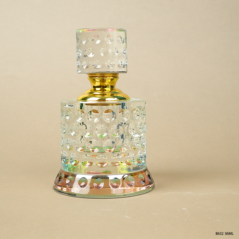 1pcs Crystal Perfume Essential Oil Bottle 36ml B623  1pcs كريستال عطر زجاجة الزيوت الأساسية 36 مل B623
