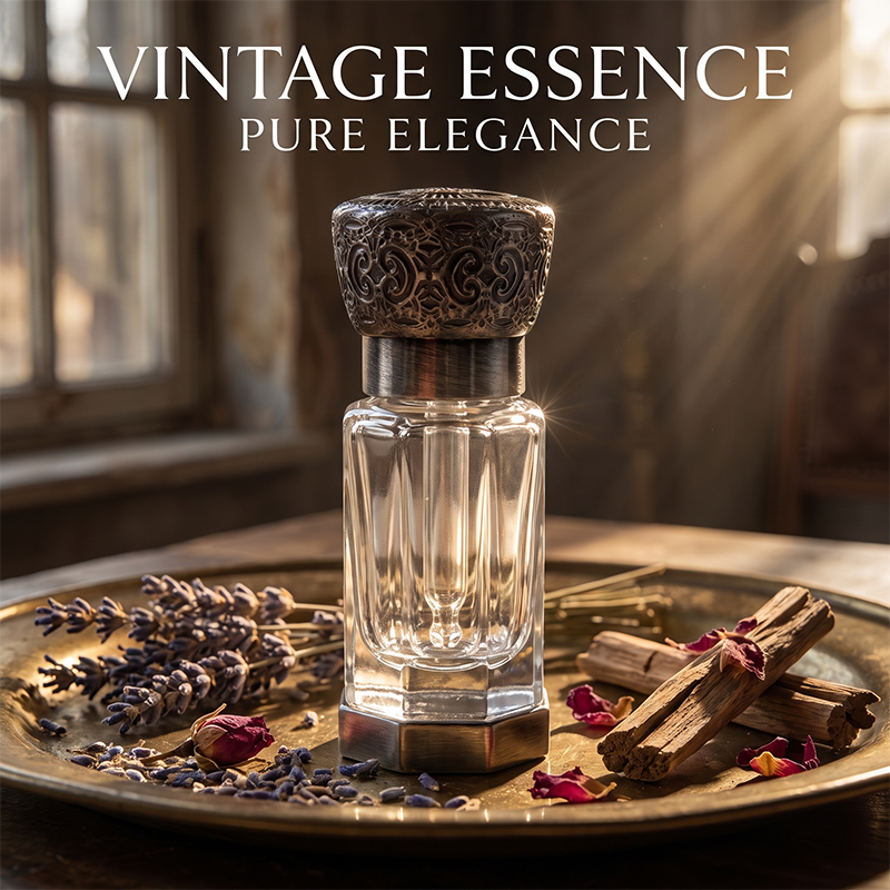 1pcs Crystal Perfume Essential Oil Bottle 6ml A175B  1pcs كريستال عطر زجاجة الزيوت الأساسية 6 مل A175B