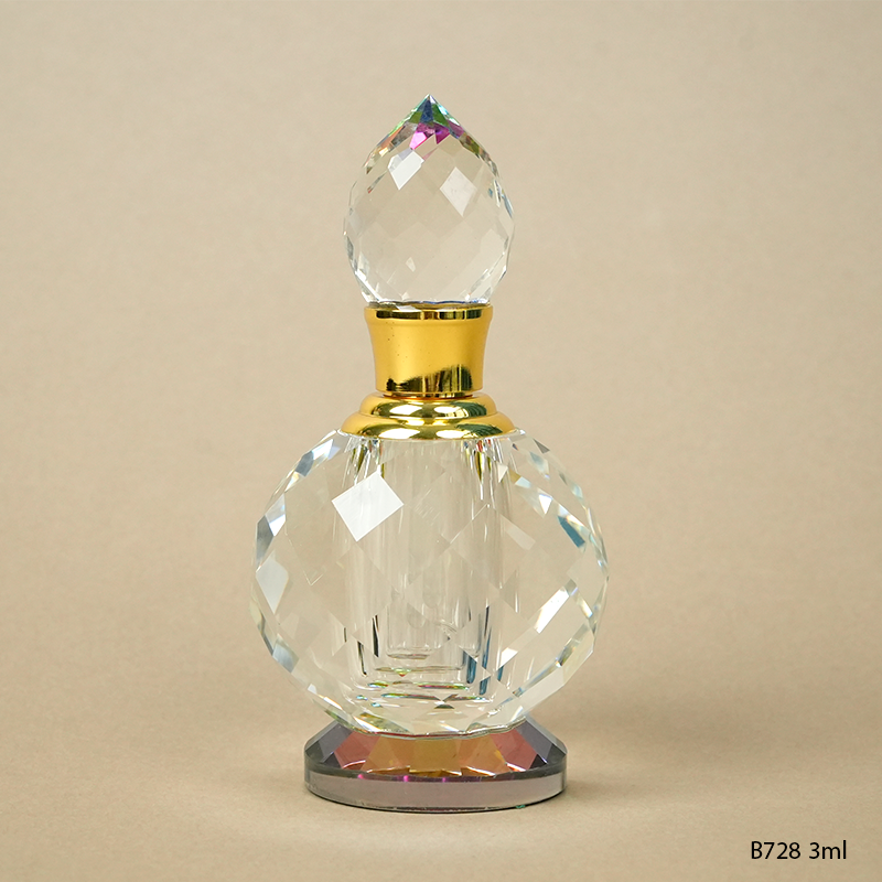 1pcs Crystal Perfume Essential Oil Bottle 3ml B728  1pcs كريستال عطر زجاجة الزيوت الأساسية 3ml B728