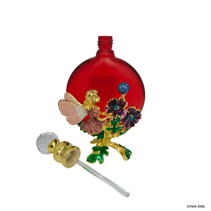 4pcs Crystal Perfume Essential Oil Bottle 30ml D9364   4pcs كريستال عطر زجاجة الزيوت الأساسية 30 مل D9364