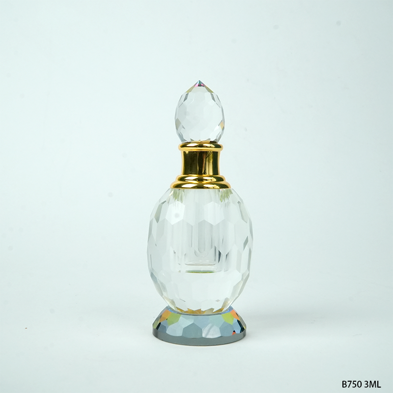 1pcs Crystal Perfume Essential Oil Bottle 3ml B750   1pcs كريستال عطر زجاجة الزيوت الأساسية 3ml B750