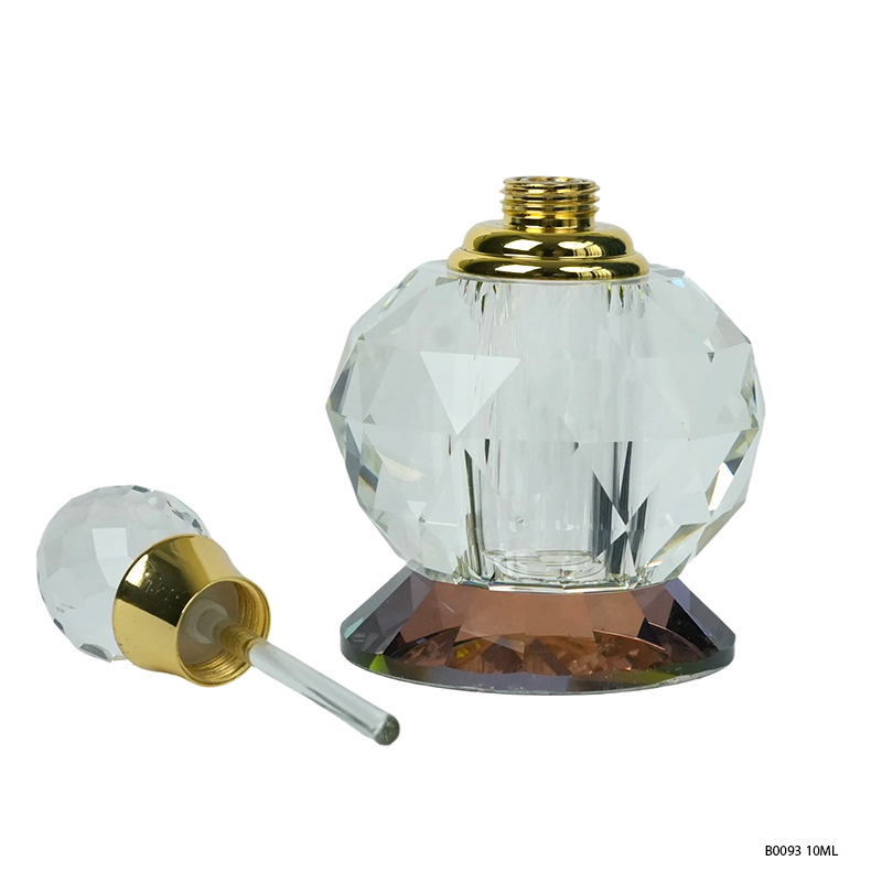 1pcs Crystal Perfume Essential Oil Bottle 10ml B0093 1 قطعة زجاجة عطر زيت أساسي بلورية 10 مل B0093