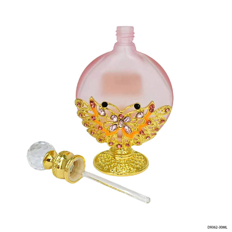 4pcs Crystal Perfume Essential Oil Bottle 30ml D9362   4pcs كريستال عطر زجاجة الزيوت الأساسية 30 مل D9362