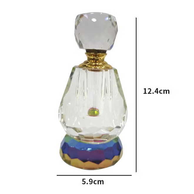 12ml empty crystal oil bottle, empty perfume oil bottle, refillable perfume oil bottle, 12ml oil bottle.