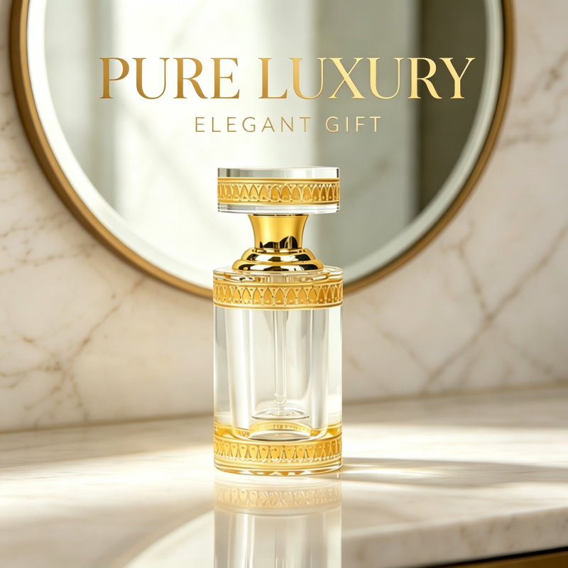 2pcs Crystal Perfume Essential Oil Bottle 24ml+12ml B757  2pcs زجاجة الزيوت العطر الكريستال 24ml + 12ml B757