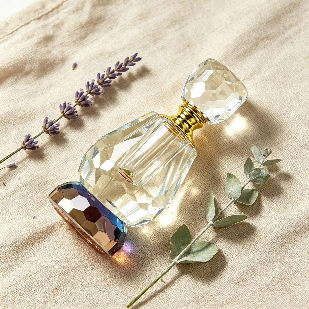 12ml empty crystal oil bottle, empty perfume oil bottle, refillable perfume oil bottle, 12ml oil bottle.
