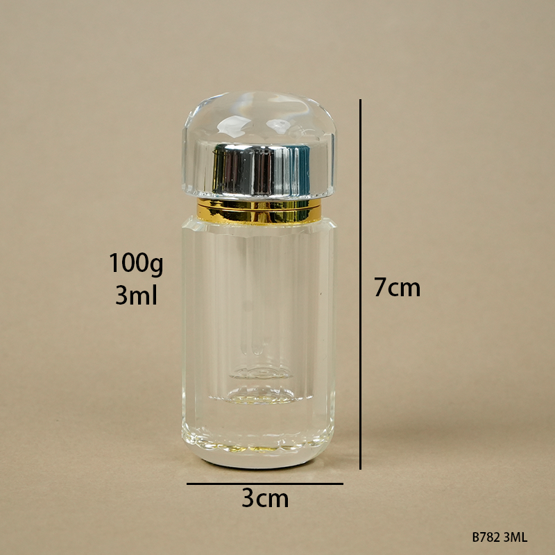 1pcs Crystal Perfume Essential Oil Bottle 3ml B782C   1pcs كريستال عطر زجاجة الزيوت الأساسية 3ml B782C