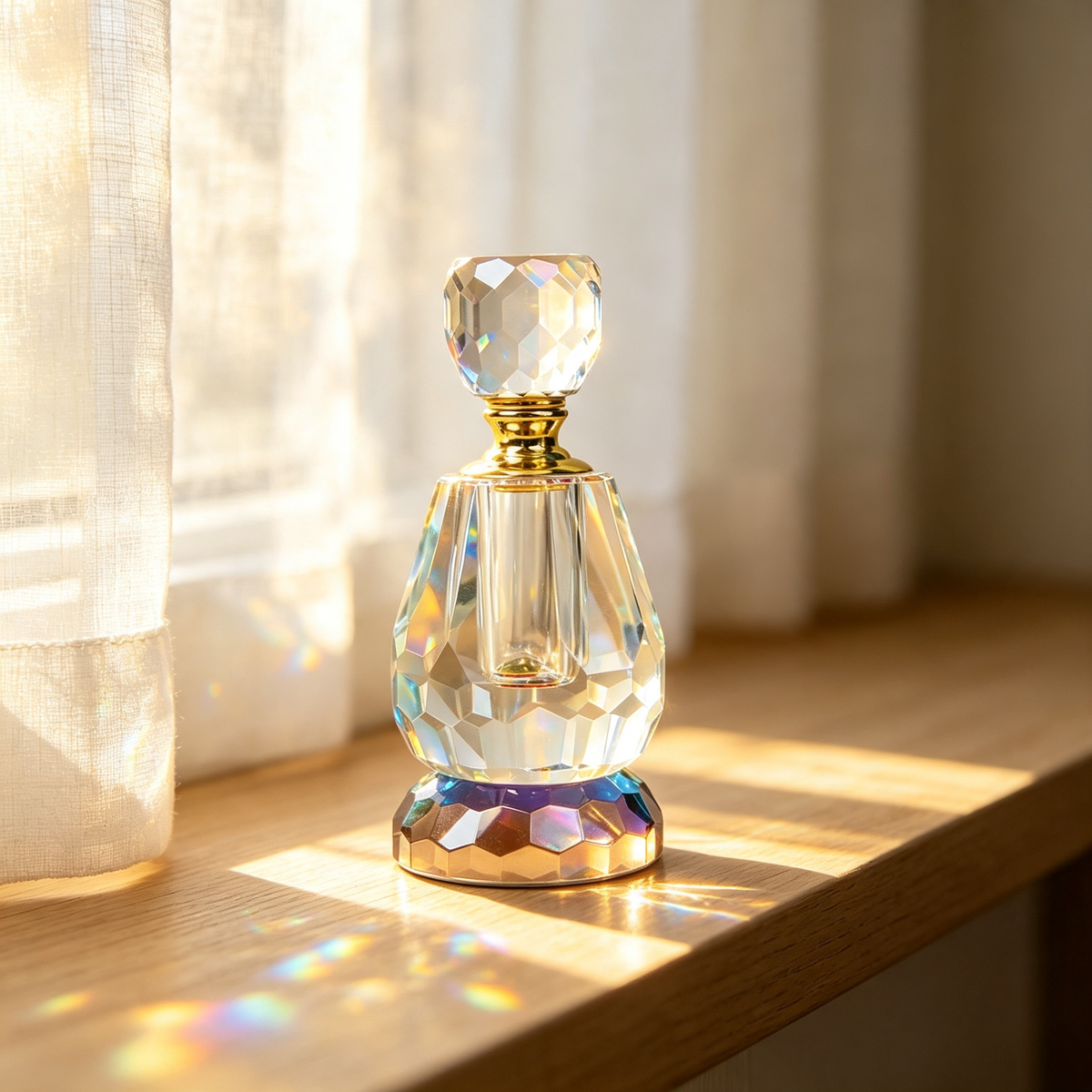 12ml empty crystal oil bottle, empty perfume oil bottle, refillable perfume oil bottle, 12ml oil bottle.