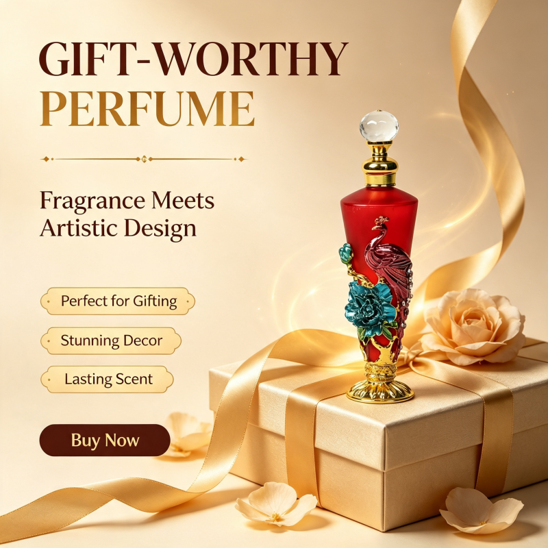 4pcs Crystal Perfume Essential Oil Bottle 30ml D9317   4pcs كريستال عطر زجاجة الزيوت الأساسية 30 مل D9317