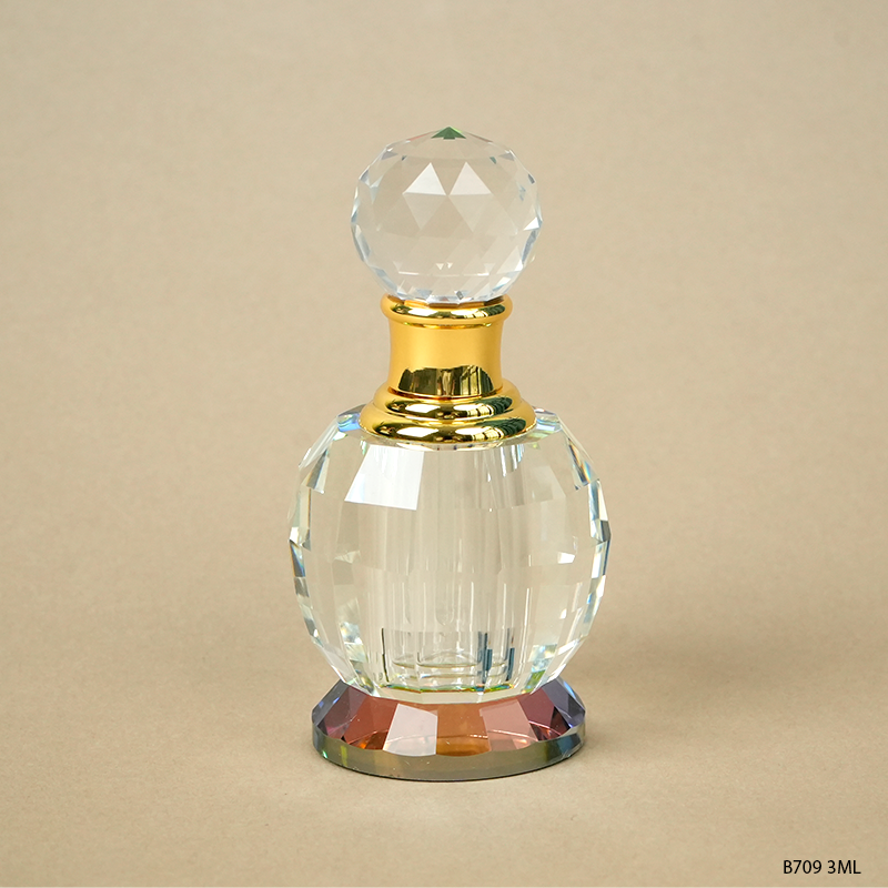 1pcs Crystal Perfume Essential Oil Bottle 3ml B709   1pcs كريستال عطر زجاجة الزيوت الأساسية 3ml B709