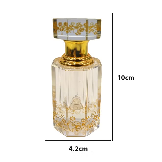 12ml empty crystal oil bottle, empty perfume oil bottle, refillable perfume oil bottle, 12ml oil bottle.