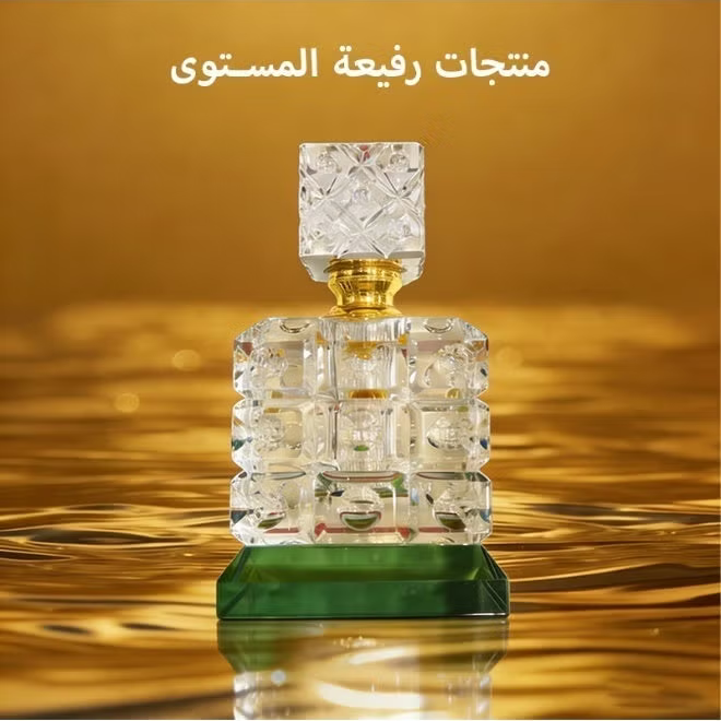 12ml empty crystal oil bottle, empty perfume oil bottle, refillable perfume oil bottle, 12ml oil bottle.