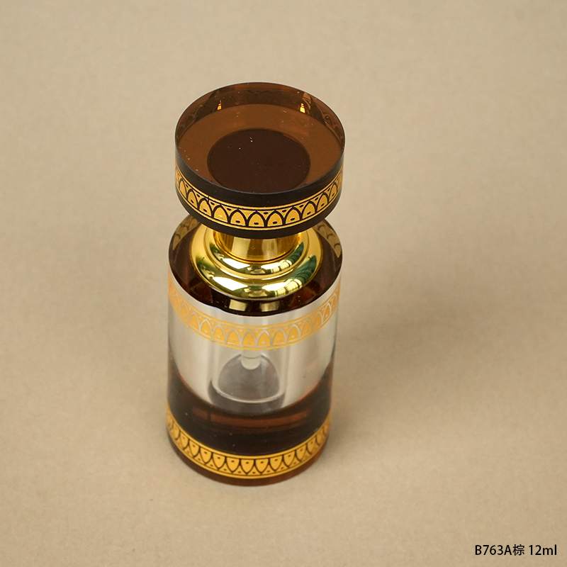 1pcs Crystal Perfume Essential Oil Bottle 12ml B763A   1pcs كريستال عطر زجاجة الزيوت الأساسية 12 مل B763A