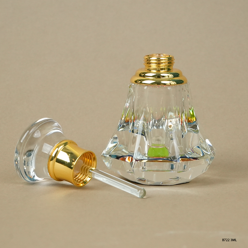 1pcs Crystal Perfume Essential Oil Bottle 3ml B722   1pcs كريستال عطر زجاجة الزيوت الأساسية 3ml B722