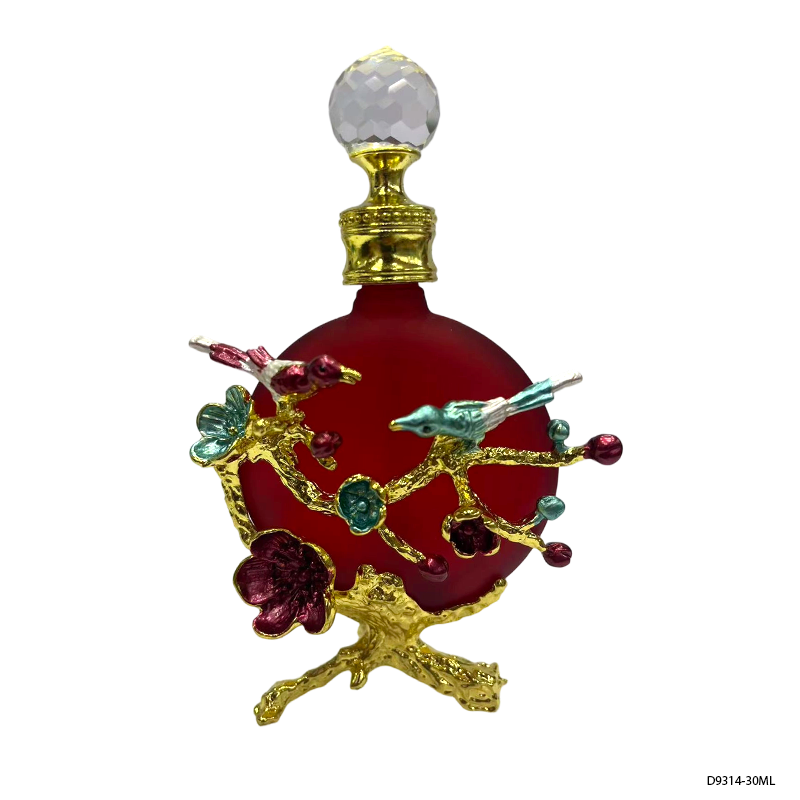 4pcs Crystal Perfume Essential Oil Bottle 30ml D9314   4pcs كريستال عطر زجاجة الزيوت الأساسية 30 مل D9314