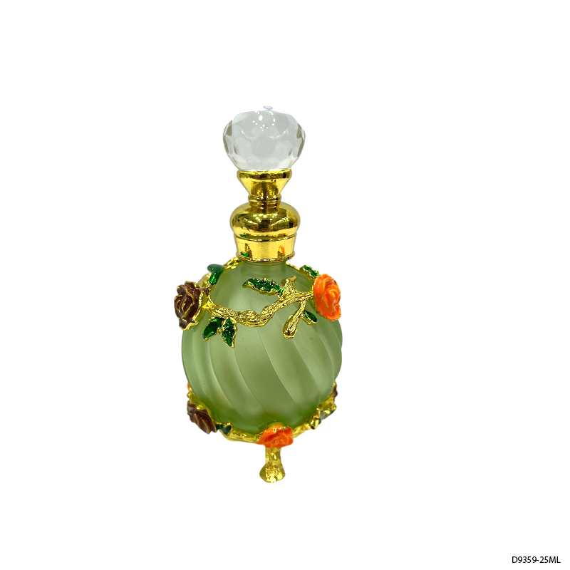 1pcs Crystal Perfume Essential Oil Bottle 25ml 4colors D9359   1pcs زجاجة النفط العطر الكريستال 25 مل اللون D9359