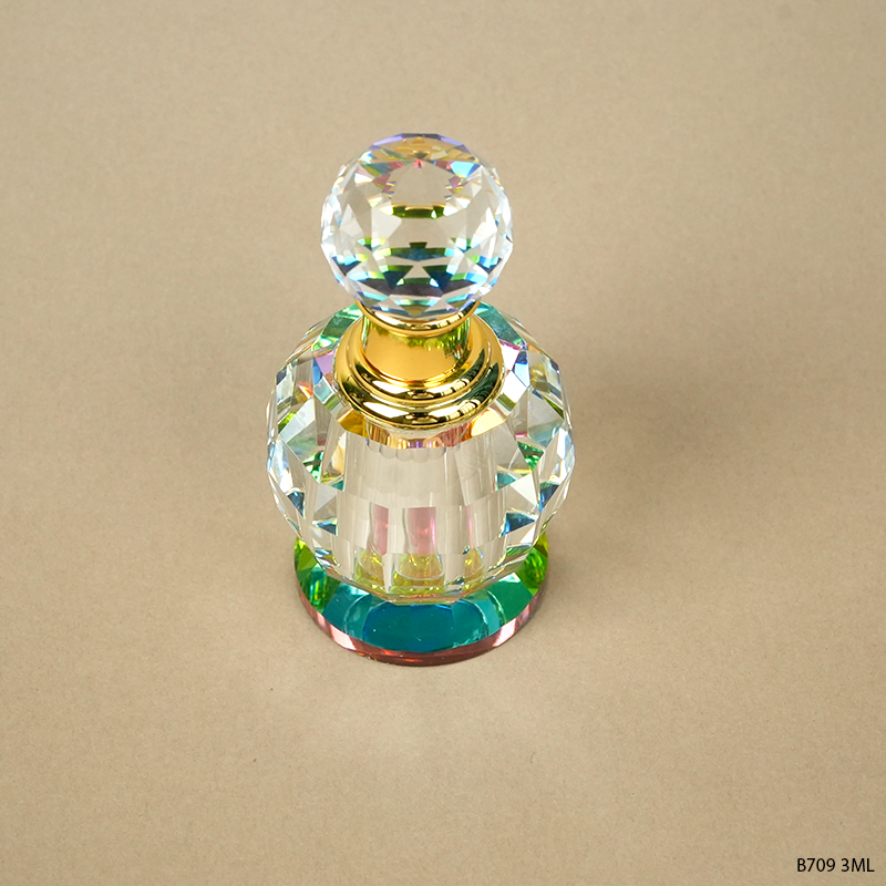 1pcs Crystal Perfume Essential Oil Bottle 3ml B709   1pcs كريستال عطر زجاجة الزيوت الأساسية 3ml B709