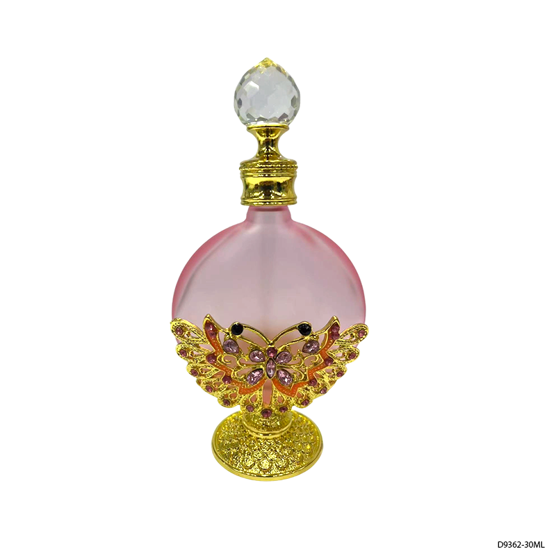 4pcs Crystal Perfume Essential Oil Bottle 30ml D9362   4pcs كريستال عطر زجاجة الزيوت الأساسية 30 مل D9362