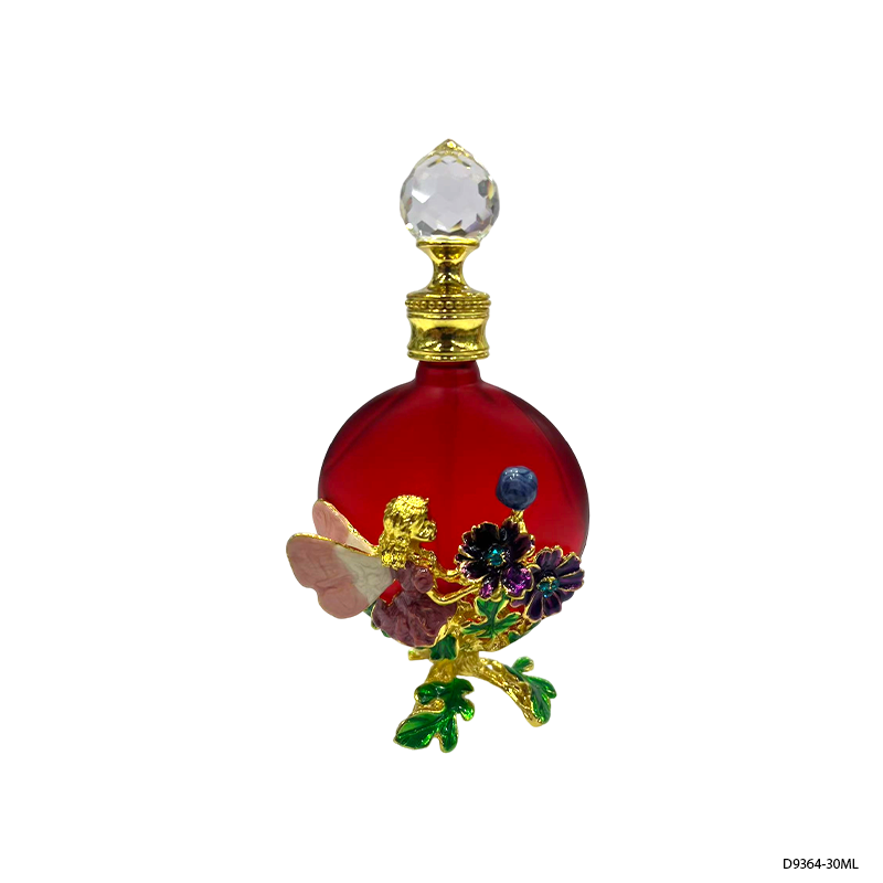 4pcs Crystal Perfume Essential Oil Bottle 30ml D9364   4pcs كريستال عطر زجاجة الزيوت الأساسية 30 مل D9364