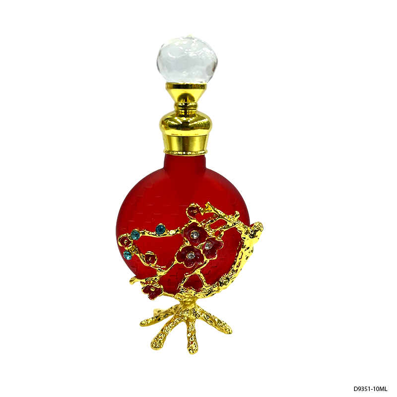 4pcs Crystal Perfume Essential Oil Bottle 10ml D9351   4pcs كريستال عطر زجاجة الزيوت العطرية 10 مل D9351
