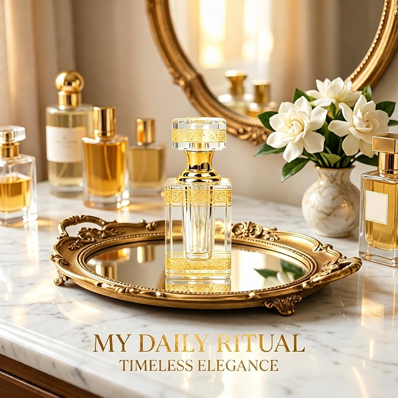 2pcs Crystal Perfume Essential Oil Bottle 6ml+12ml B770   2pcs كريستال عطر زجاجة الزيوت الأساسية 6ml + 12ml B770