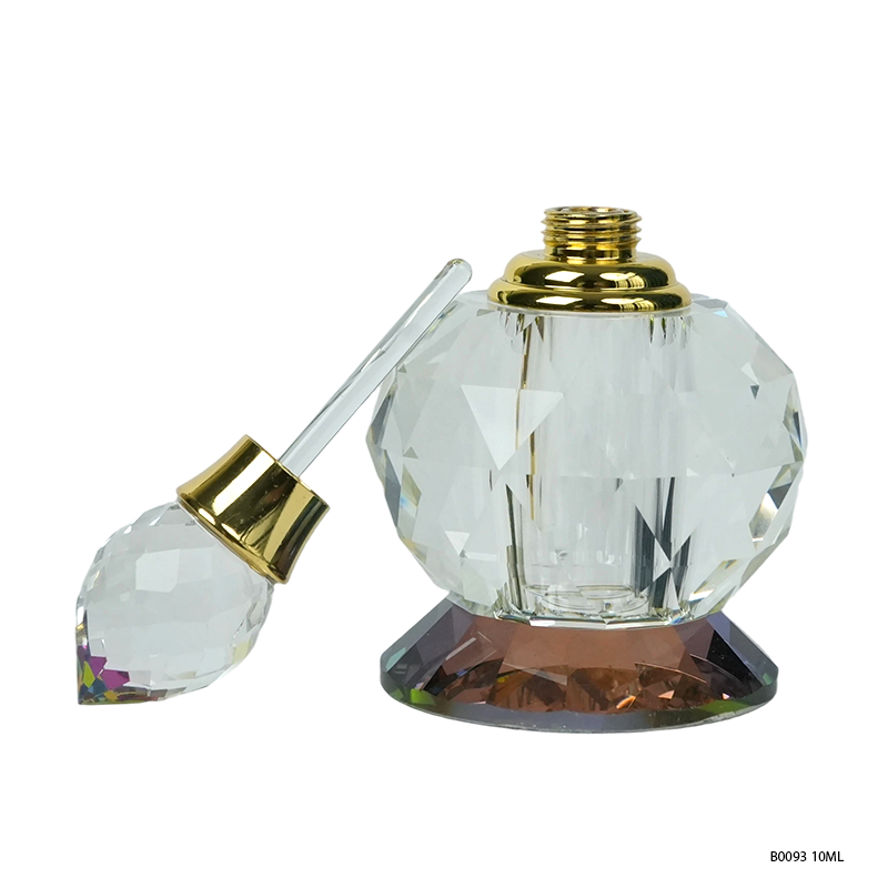 1pcs Crystal Perfume Essential Oil Bottle 10ml B0093 1 قطعة زجاجة عطر زيت أساسي بلورية 10 مل B0093