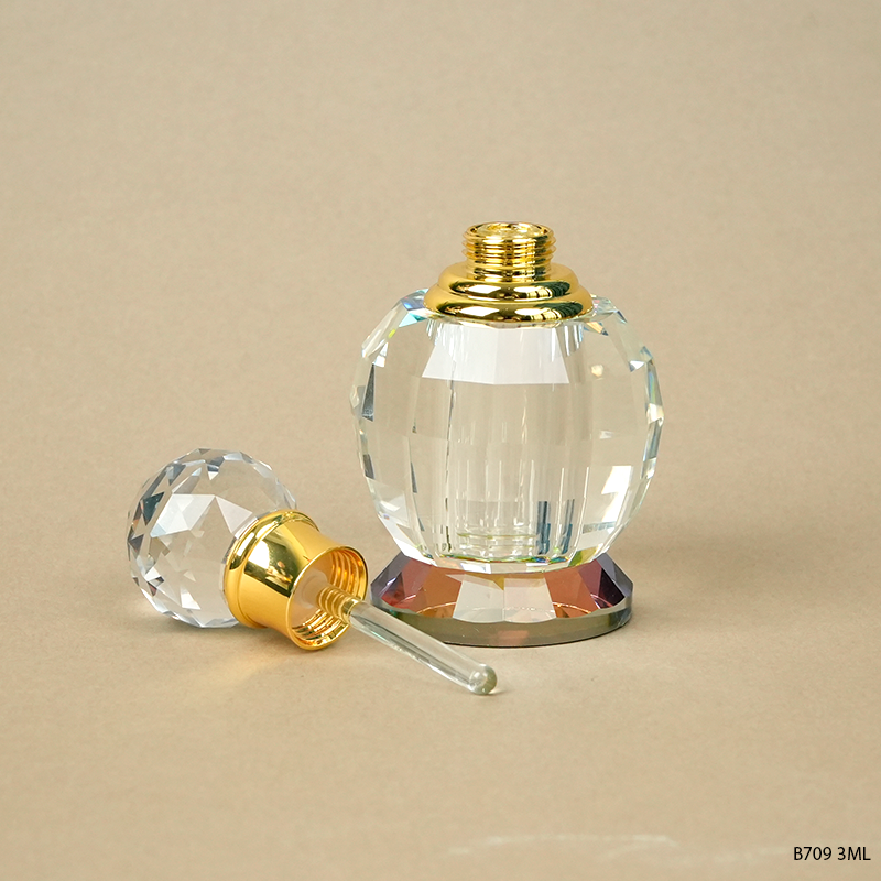 1pcs Crystal Perfume Essential Oil Bottle 3ml B709   1pcs كريستال عطر زجاجة الزيوت الأساسية 3ml B709