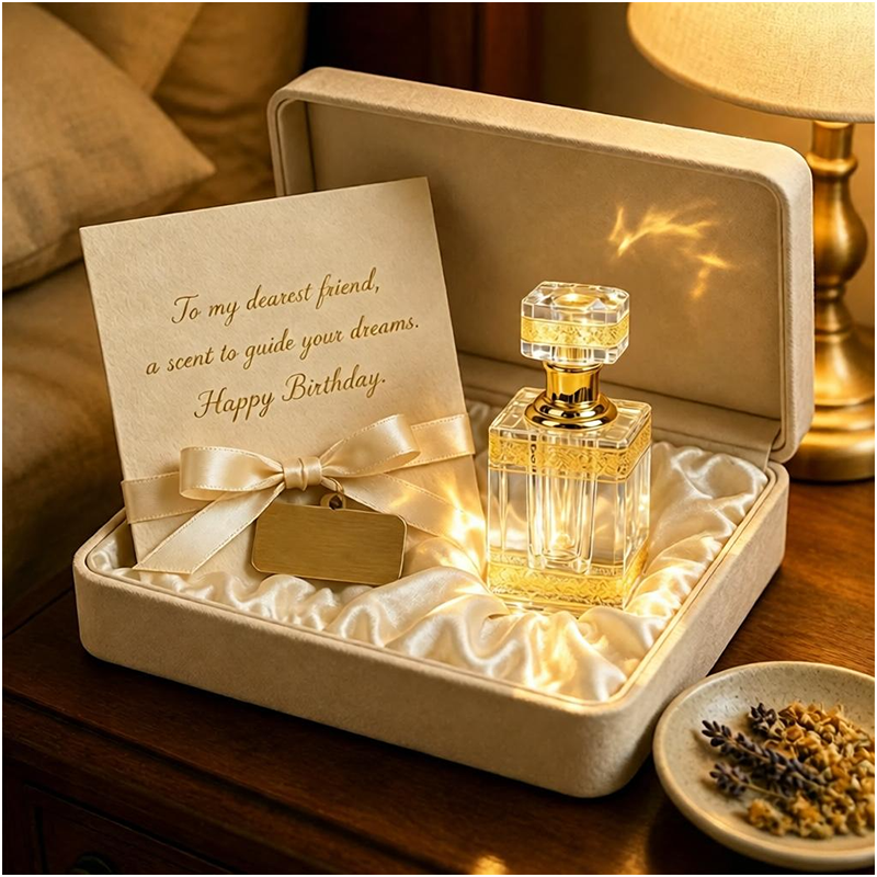 2pcs Crystal Perfume Essential Oil Bottle 6ml+12ml B770   2pcs كريستال عطر زجاجة الزيوت الأساسية 6ml + 12ml B770