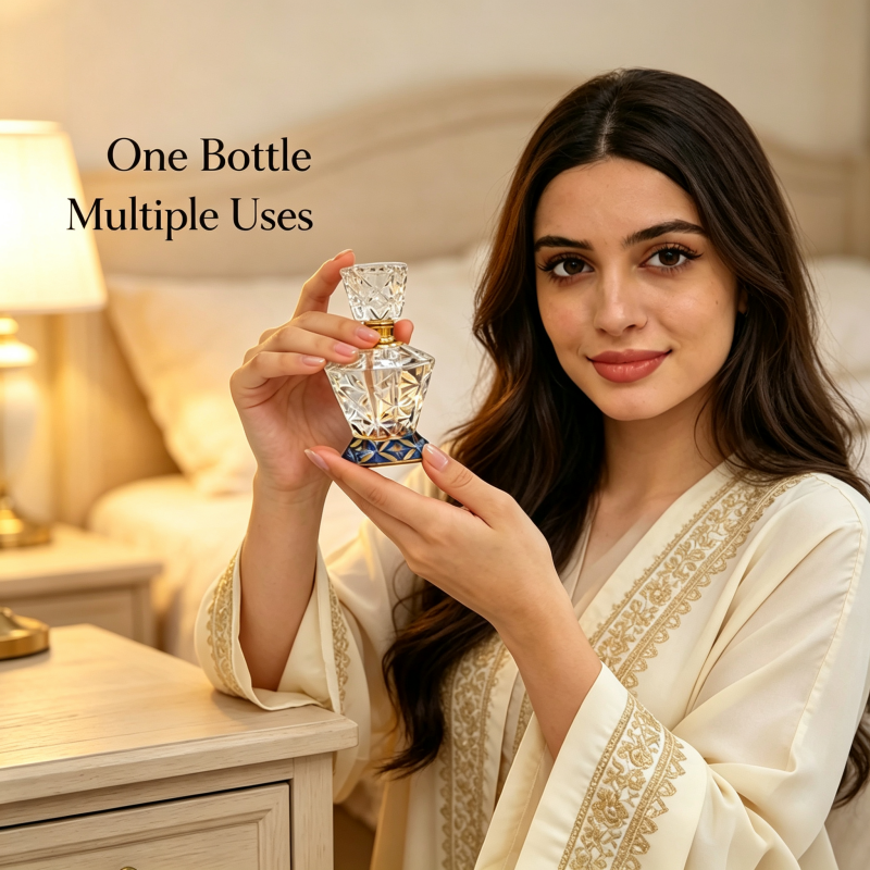 12ml empty crystal oil bottle, empty perfume oil bottle, refillable perfume oil bottle, 12ml oil bottle.