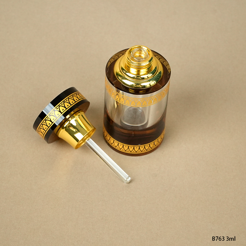 1pcs Crystal Perfume Essential Oil Bottle 3ml B763C   1pcs كريستال عطر زجاجة الزيوت الأساسية 3ml B763C