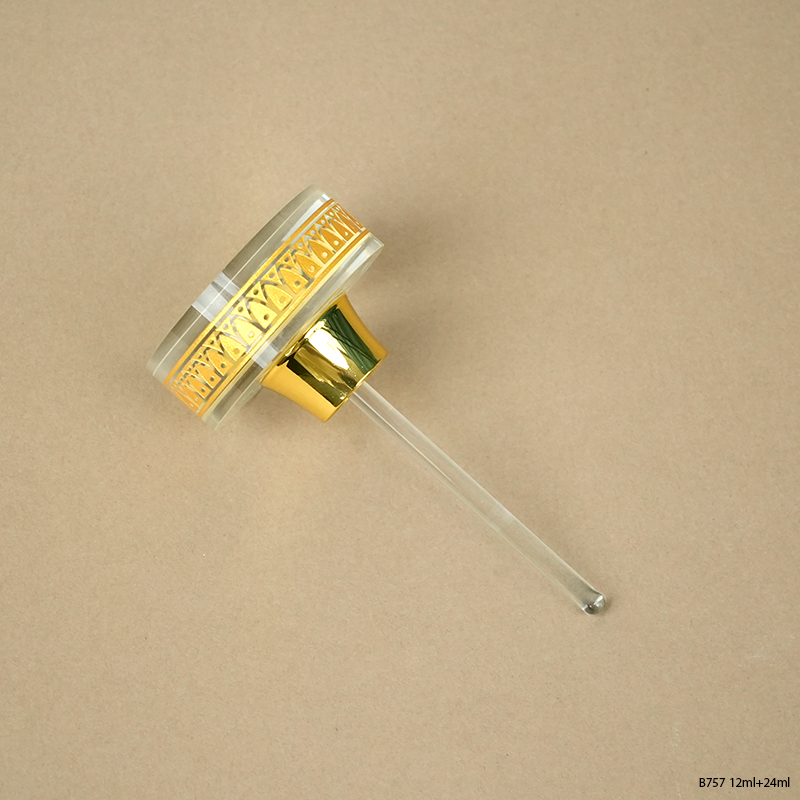 2pcs Crystal Perfume Essential Oil Bottle 24ml+12ml B757  2pcs زجاجة الزيوت العطر الكريستال 24ml + 12ml B757