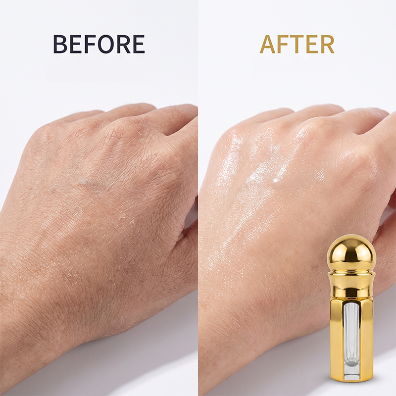 1pcs Crystal Perfume Essential Oil Bottle 3ml A130C-gold  1pcs كريستال عطر زجاجة الزيوت الأساسية 3ml A130C الذهبي